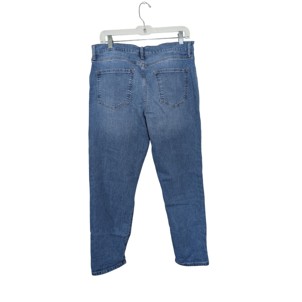 Banana Republic Girlfriend Jeans Women 31/12 Blue Excellent Mid-Rise - Picture 2 of 9
